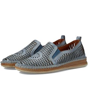 Spring Step Newday Shoes, Leather - Blue
