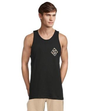 Salty Crew Tippet Fill Tank Top T Shirt, Cotton - Black