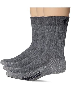 Smartwool Hike Classic Edition Full Cushion 2Nd Cut Crew Socks Multipack Crew Cut Socks Shoes Xl Shoe 12-14.5) - Black
