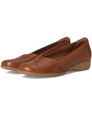 Cobb Hill Rozie Dress Flat Shoes 6 D - Brown
