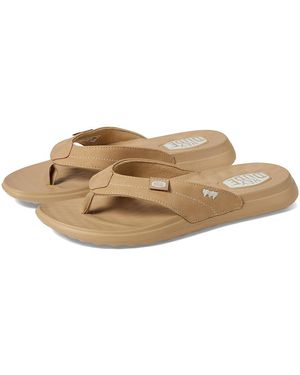 HEYDUDE Christi Flip Classic Shoes, Synthetic - Natural