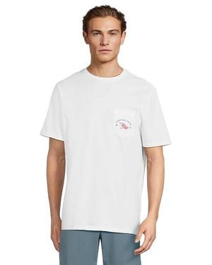 Vineyard Vines Sail Scene Short-Sleeve T-Shirts T Shirt, Cotton - Black