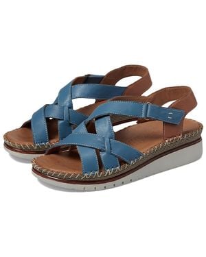 Spring Step Migula Sandals, Leather - Blue