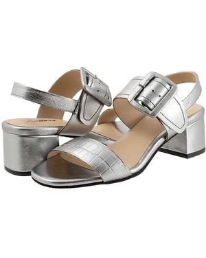Trotters Laila Shoes 6.5 W (D) Leather - Gray