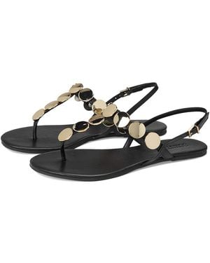 SCHUTZ SHOES Acacia T Wedge Shoes 5, Leather - Black