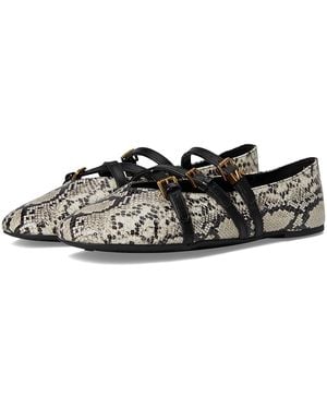 MICHAEL Michael Kors Indy Flex Ballet Flat Shoes, Leather - Black