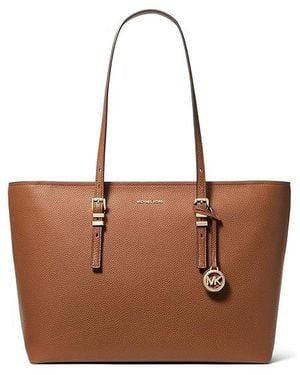 MICHAEL Michael Kors Quinn Large Tote Tote Handbags, Polyester - White