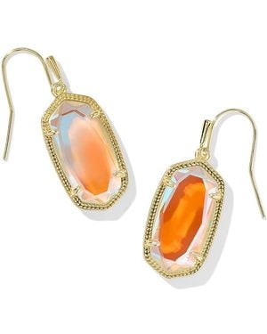 Kendra Scott Dani Earring Earring, Brass/Semi-Precious - Black