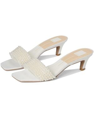 Dolce Vita Rexa Pearl Sandals, Textile - White