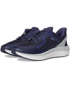 KIZIK London Hands-Free Walking Shoes, Textile - Blue