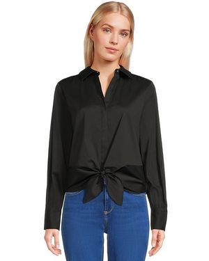 Lilly Pulitzer The Tie Lilly Shirt Clothing, Cotton/Down/Lycra - Black