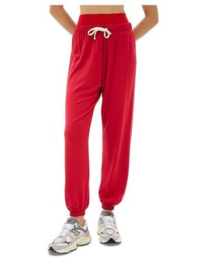 Splits59 Andie Oversized Fleece Sweatpant Clothing Md, Fleece/Modal/Spandex - Red