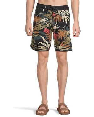 Quiksilver Surfsilk Scallop 19 Boardshorts Swimwear, Elastane/Polyester - Black