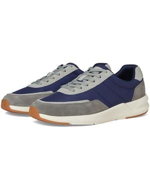 Peter Millar Journeyman Sneaker Shoes, Leather/Rubber/Suede - Blue