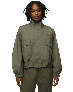 Prana Palisades Ripstop Jacket (Rye) Coat - Green