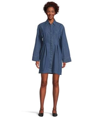 Madewell Chrisandra Denim Dress Dress, Cotton/Denim - Blue