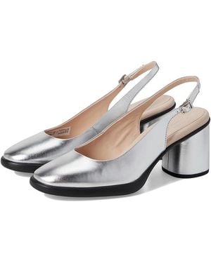 Ecco Sculpted 55 Luxe Slingback Pump High Heels, Leather - Multicolor