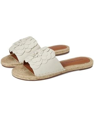 Lucky Brand Biricha Floral Flat Sandals Sandals 5.5 B - White