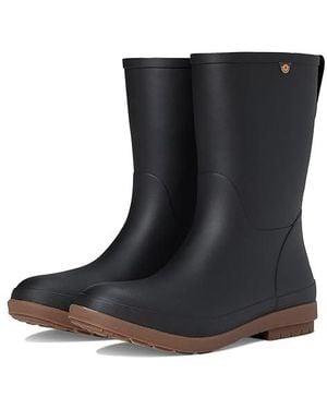 Bogs Amanda Ii Mid Rain Boots, Rubber - Black
