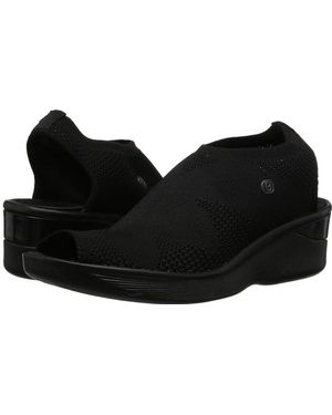 Bzees Secret Sandals, Textile - Black