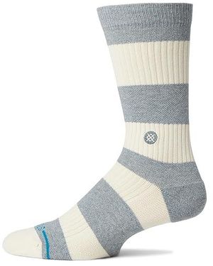 Stance Fred Denim Crew Knee High Socks Shoes Lg (Us Shoe 9-13 - Black