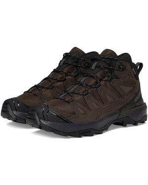 Salomon X Ultra Ltr Mid Gtx Shoes Dark Earth/Delicioso/Castlerock, Synthetic - Black