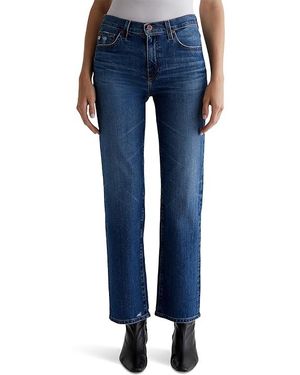 AG Jeans Brinley Mid Rise Straight - Blue