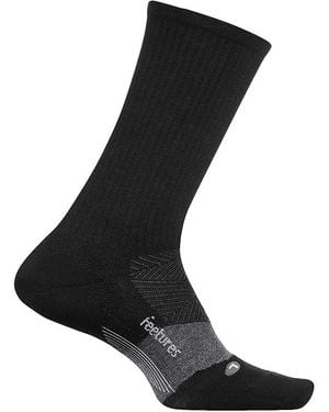 Feetures Merino 10 Cushion Crew Crew Cut Socks Shoes 1 Sm (Us Shoe 4-6.5) Wool/Tencel/Spandex - Gray