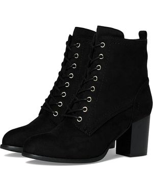 Journee Collection Baylor Bootie Boots, Suede - Black