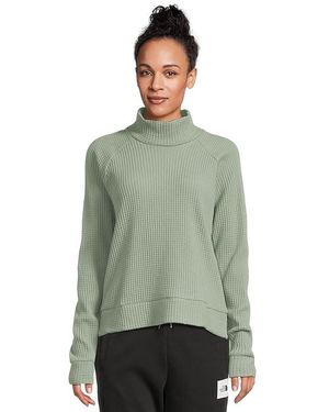 The North Face Long Sleeve Mock Neck Chabot Clothing, Cotton - Green