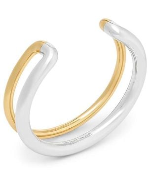 Kate Spade Interlock Cuff Bracelet, Brass - Black