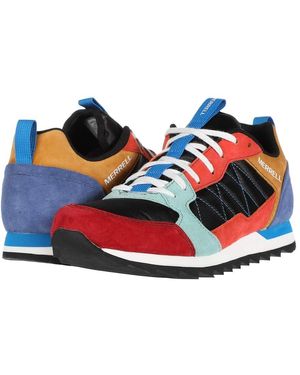 Merrell Alpine Sneaker Shoes, Textile/Leather - Blue