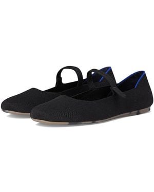 Rothy's The Square Mary Jane Dress Flat Shoes, Synthetic - Black