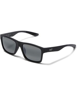 Maui Jim The Flats Polarized Fashion Sunglasses 1, Glass Lenses/Nylon/Plastic - Black