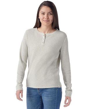 Smartwool Waffle Merino Blend Henley Long Sleeve - White