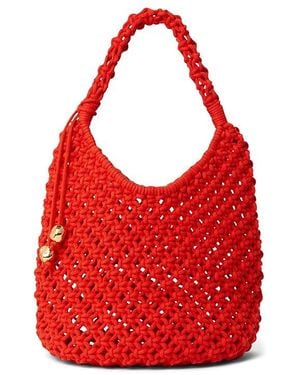 Madewell Large Rope Pouchette Handbags, Cotton - Red