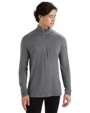 Icebreaker Merino 260 Tech Long Sleeve Half Zip Clothing - Black
