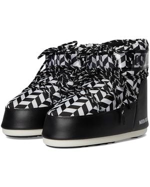 Moon Boot Icon Low Optical Boots/ Eu 39-41 (Us 7-8.5 - Black