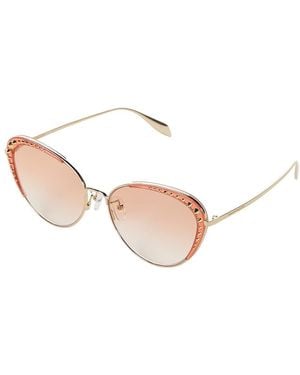 McQueen Am0310S Fashion Sunglasses/ Gradient, Metal Frames/Plastic - Black