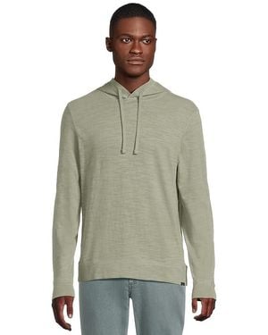 Faherty Sunwashed Slub Hoodie Clothing, Cotton - Green