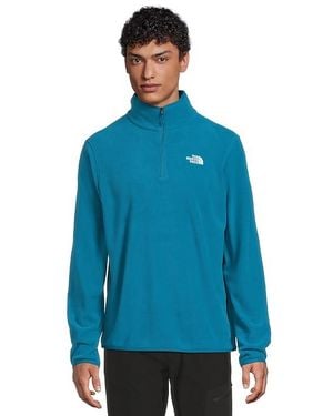 The North Face Glacier Fleece 1/4 Zip Jacket Jacket, Polyester - Blue