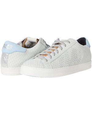 P448 John Shoes, Textile - White