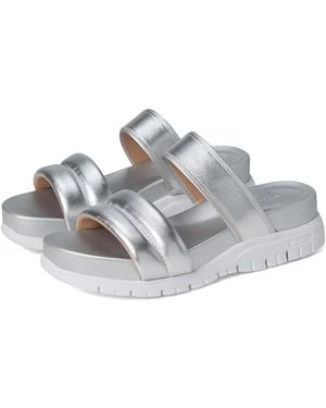 Cole Haan Zerogrand Double Band Sandals Wedge Shoes 8.5 B - Gray
