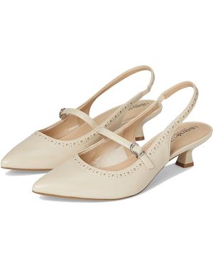 LifeStride Marilyn Slingback Shoes Shoes 11 M (B) Faux Leather - White