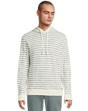 Faherty Sunwashed Slub Hoodie Clothing, Cotton - White
