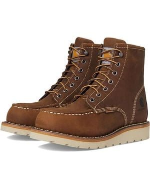 Carhartt Wedge 6 Waterproof Steel Toe (Light) Shoes - Brown