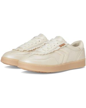 Dr. Scholls Rebel Sport Lace-Up Shoes Shoes, Leather/Suede - White