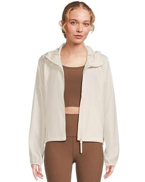 Beyond Yoga Cross Country Packable Jacket Coat, Nylon - Black