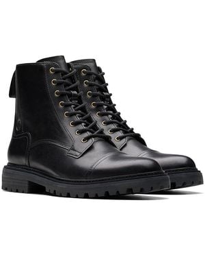 Clarks Clarkridge Hi ( Leather) Boots - Black