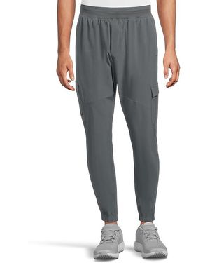 Under Armour Stretch Woven Cargo Pants Clothing Pitch/ Lg, Polyester - Black